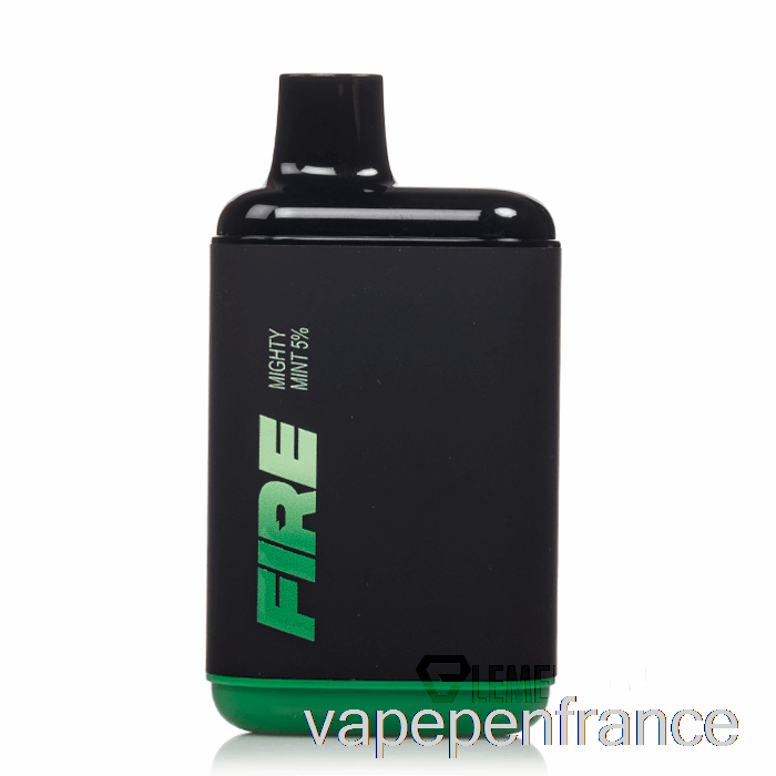 Stylo Vape Jetable Fire XL 6000 à La Menthe Puissante